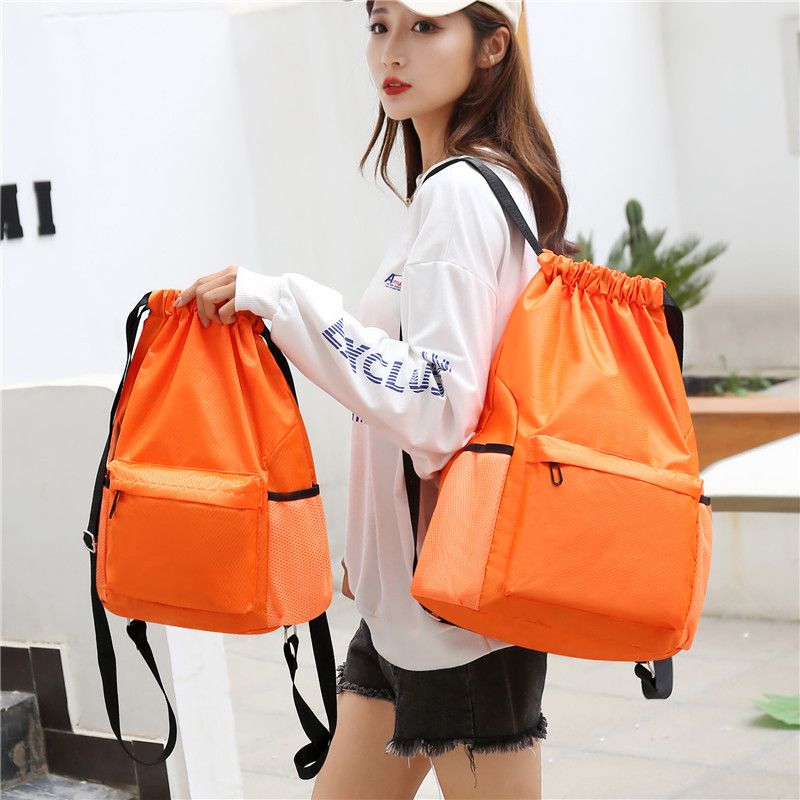 Water Repellent Others Drawstring Backpack Casual