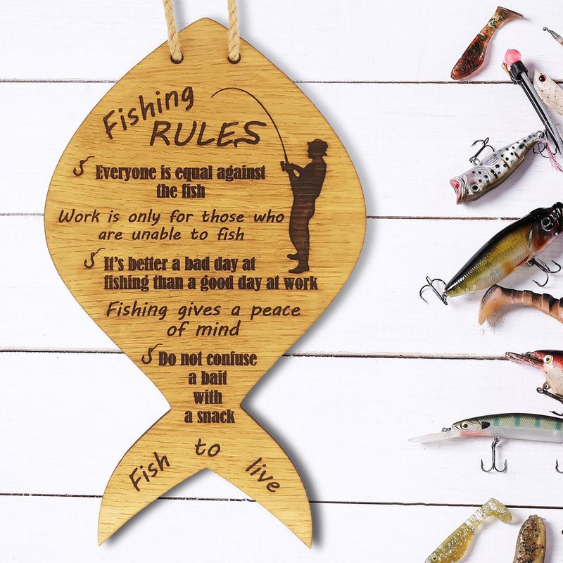 Fashion Fish Wood Hanging Ornaments