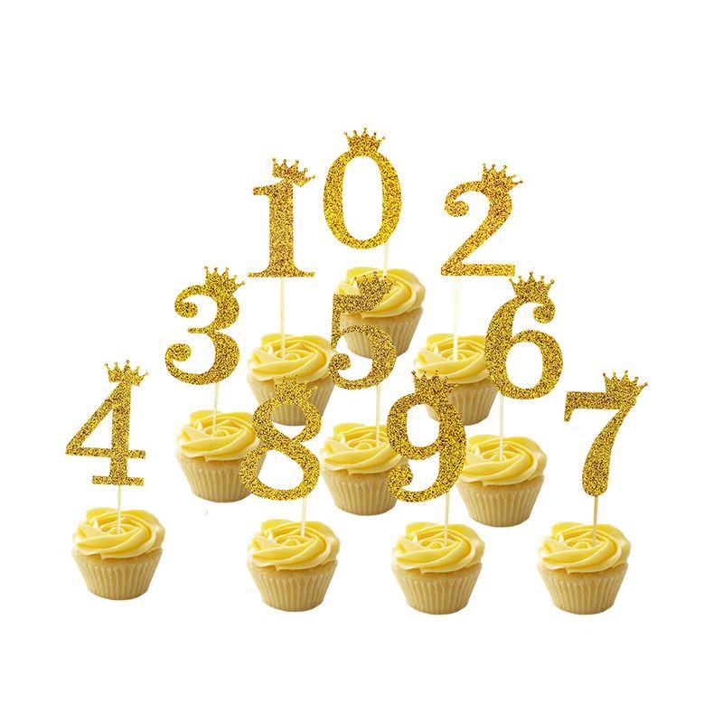 Birthday Number Polyester Birthday Cake Decorating Supplies 1 Piece