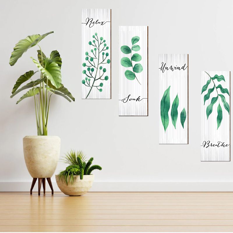 Pastoral Plant Wood Hanging Ornaments