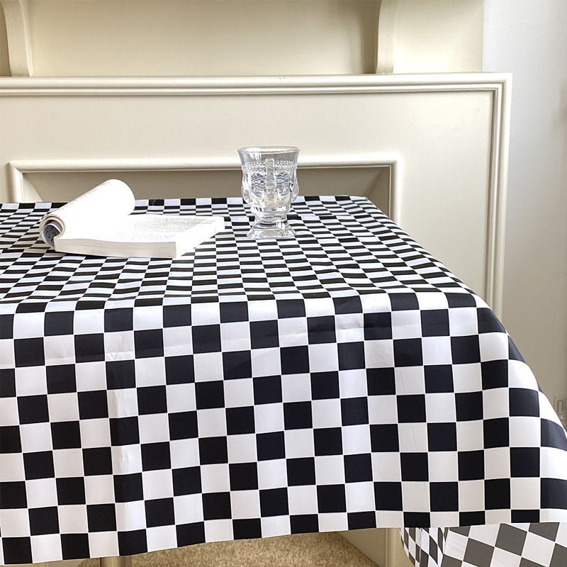 Birthday Retro Lattice Peva Party Tablecloth