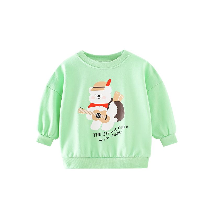 Cute Bear Cotton Printing Baby Clothes