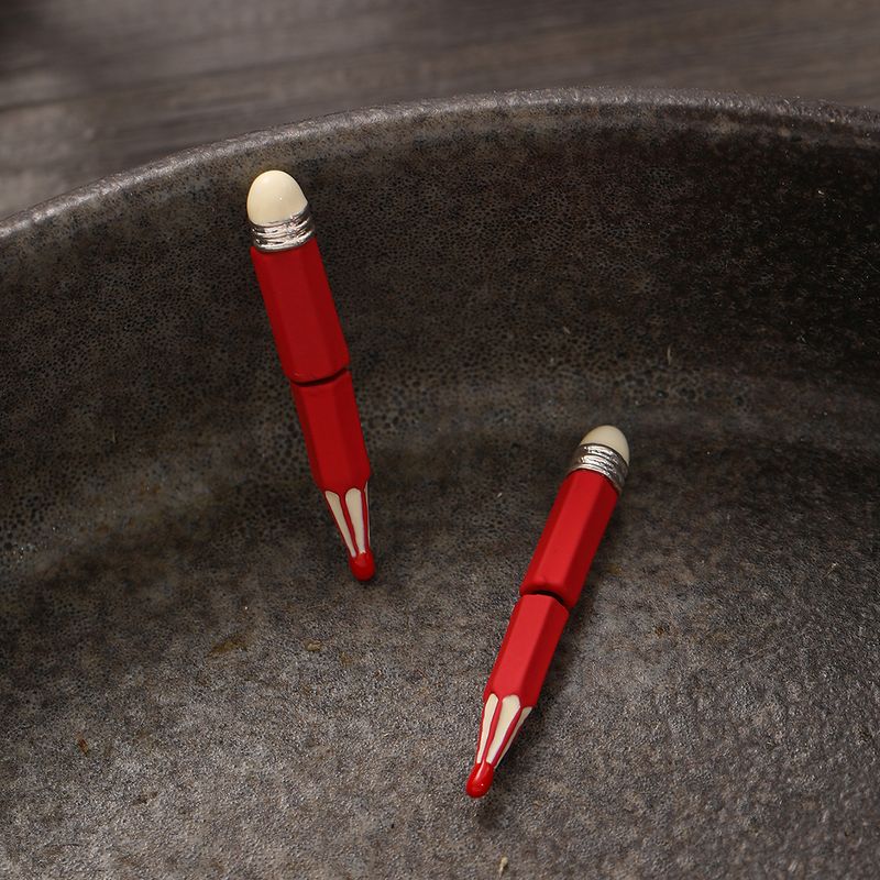 Fashion Pencil Alloy Enamel Ear Studs