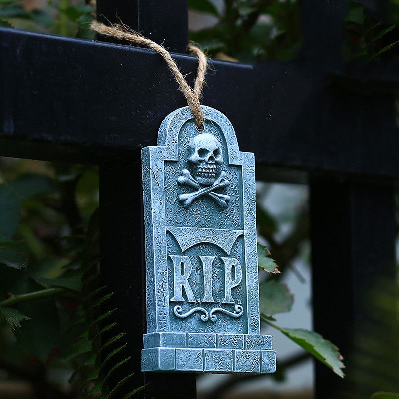 Halloween Tombstone Synthetic Resin Festival Hanging Ornaments