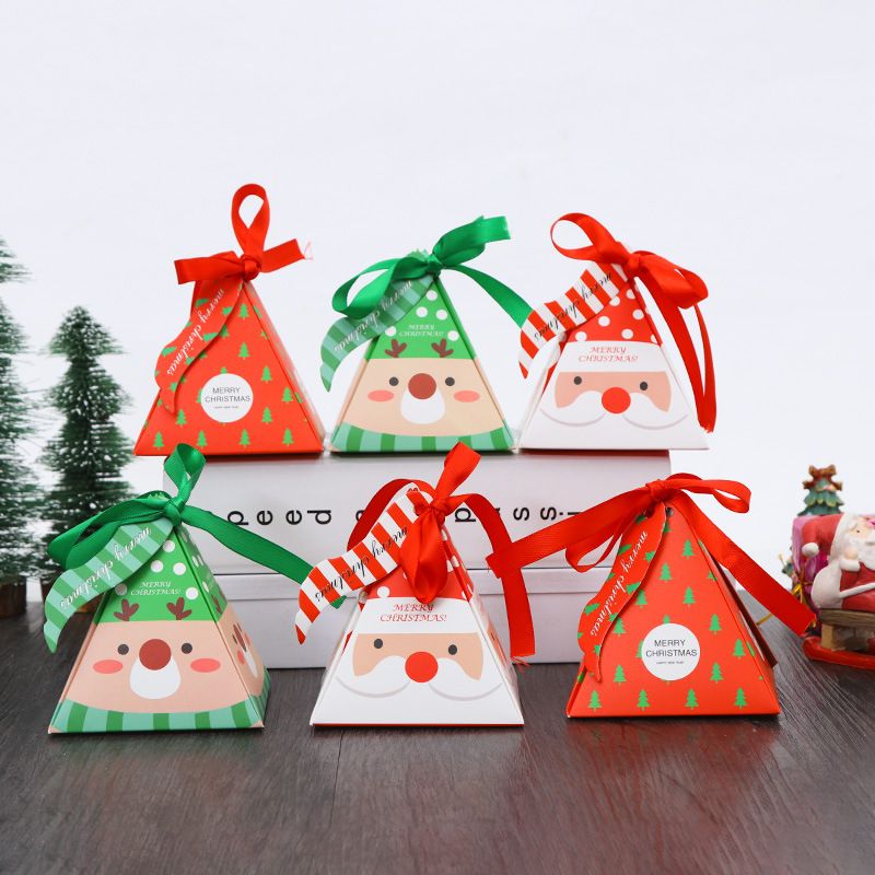 Noël Mignon Père Noël Papier Fête Fournitures D'emballage Cadeau