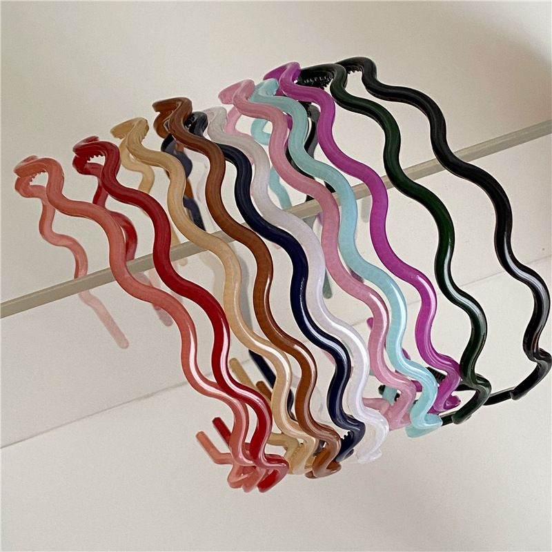 Simple Style Geometric Arylic Hair Band