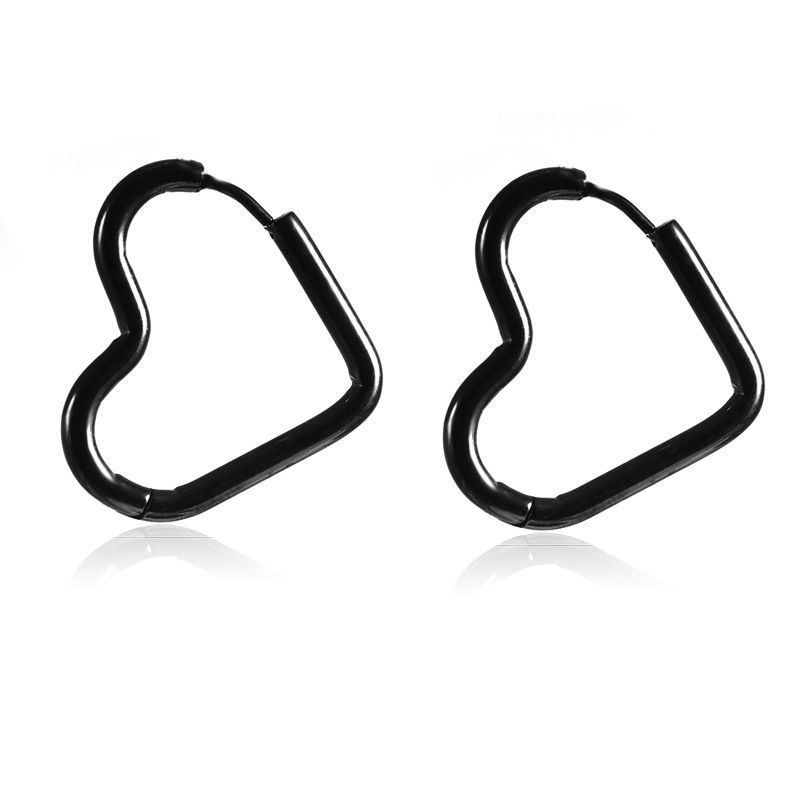 Geometrisch Rostfreier Stahl Ohrringe Überzug Edelstahl Ohrringe 1 Paar
