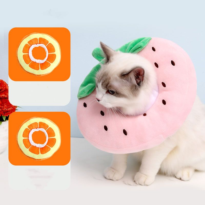 Cute Cotton Fruit Pet Collar