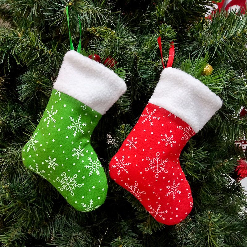 Christmas Sock Cloth Party Hanging Ornaments