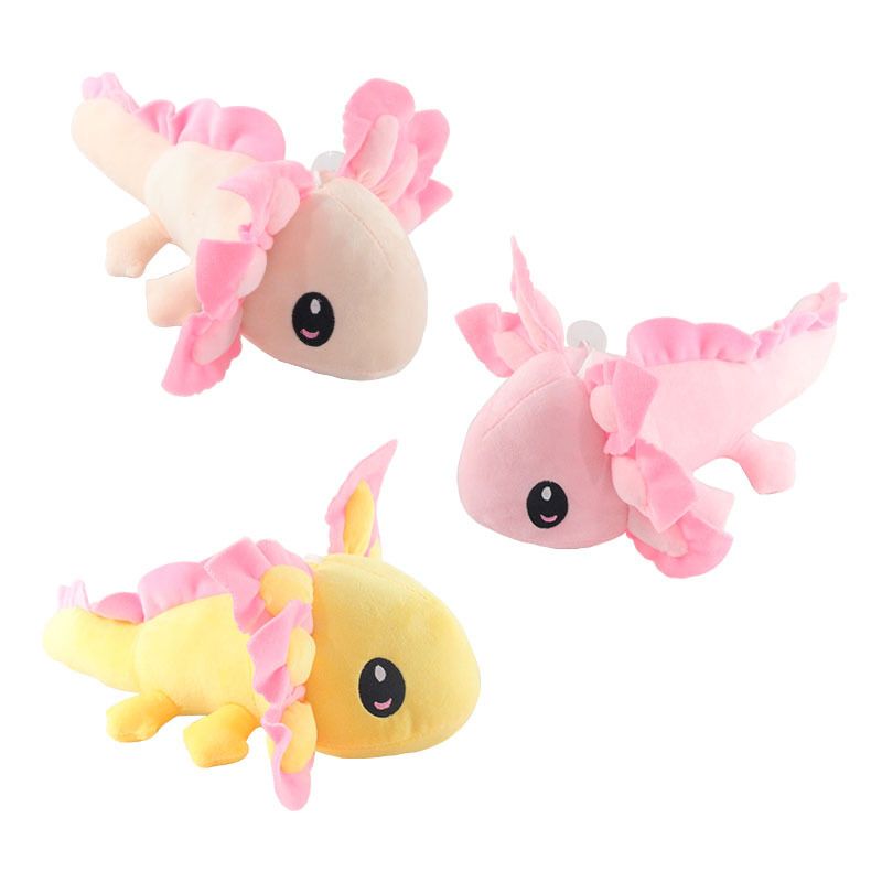 Nette Cartoon Multi-farbe Axolotl Plüsch Puppe Kinder Spielzeug