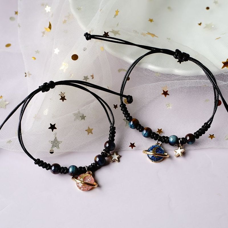 Style Simple Constellation Alliage Star Bracelets