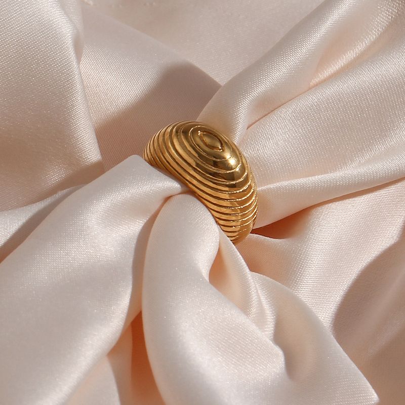 Fashion Solid Color Stainless Steel Rings Copper Rings