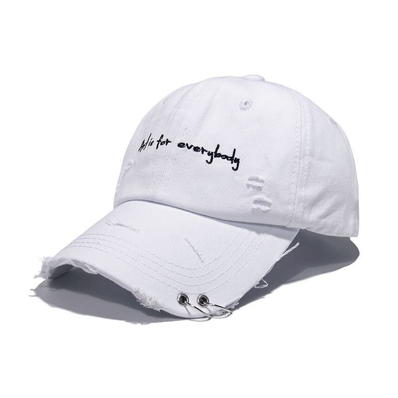 Unisex Preppy Style Letter Sewing Curved Eaves Baseball Cap