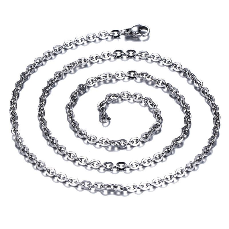 Fashion Geometric Titanium Steel Necklace Plating Stainless Steel Necklaces