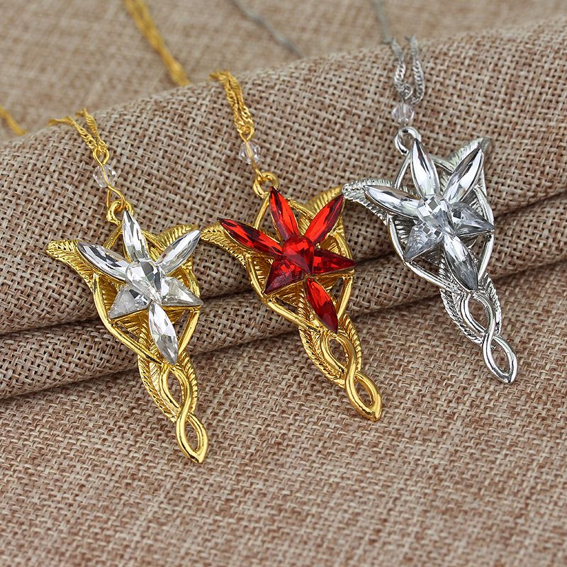 Fashion Cross Star Alloy Patchwork Inlay Artificial Crystal Men's Pendant Necklace 1 Piece
