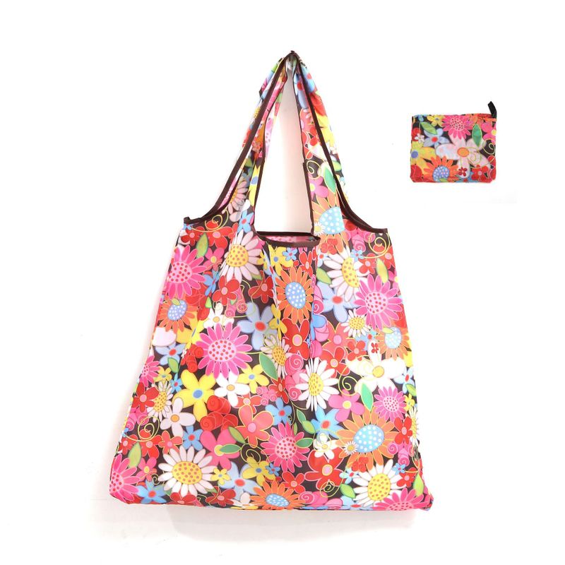 Fashion Geometry Polyester Household Shopping Bag