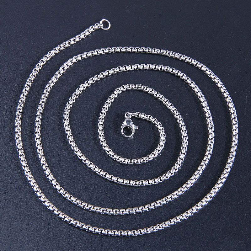 Simple Style Geometric Stainless Steel Plating Necklace