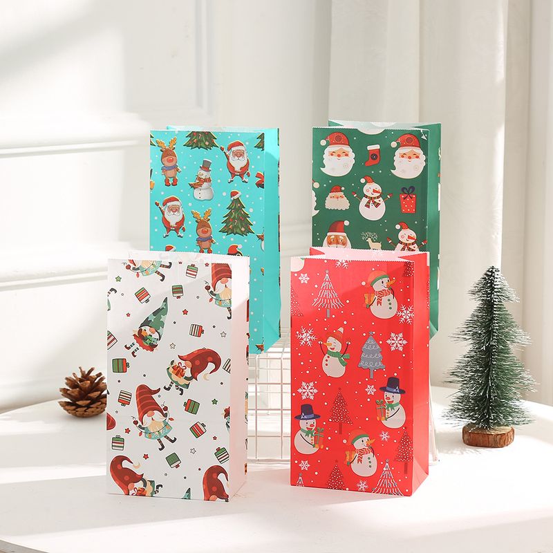 Christmas Cute Santa Claus Paper Party Gift Bags