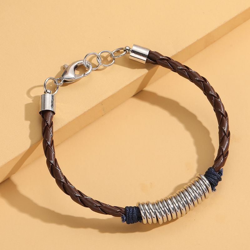 Fashion Solid Color Pu Leather Bracelets