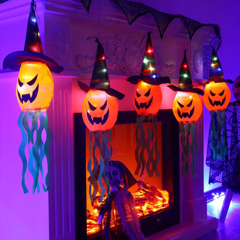 Halloween Gothic Pumpkin Mixed Materials Party Lightings