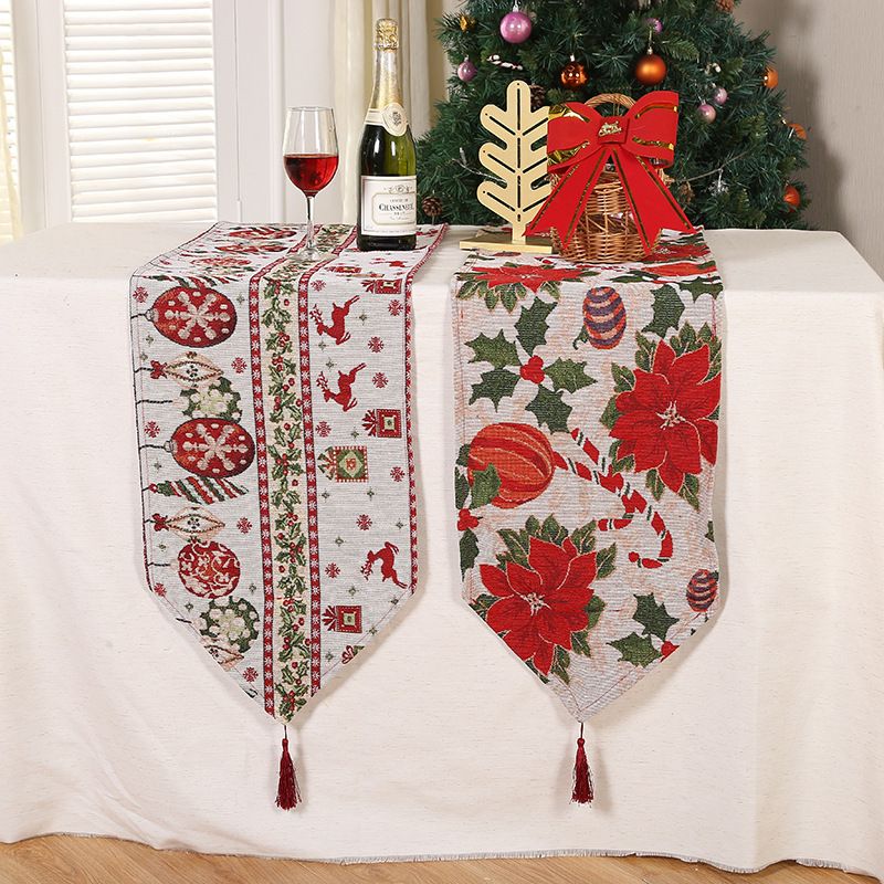 عيد الميلاد ورد الغزال قماش حزب، حفلة غطاء طاولة
