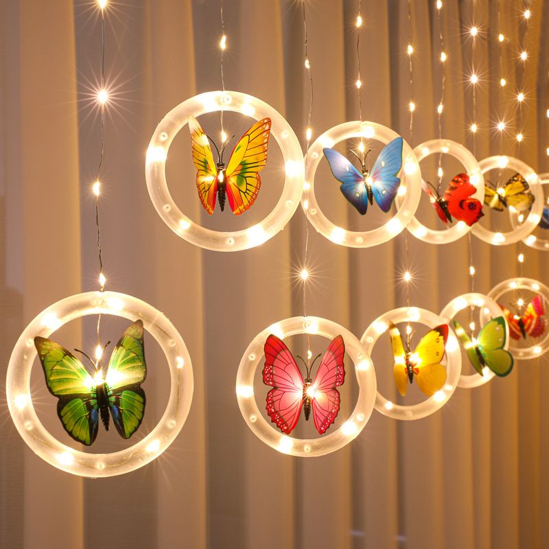 Birthday Cute Butterfly Plastic Party String Lights