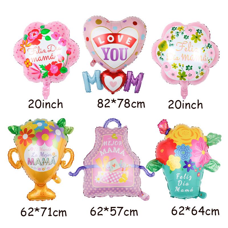 Mother's Day Letter Aluminum Film Party Birthday Balloons