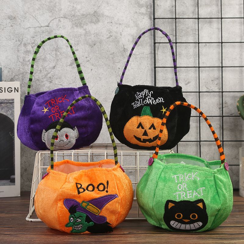 Halloween Pumpkin Cat Cloth Party Gift Wrapping Supplies