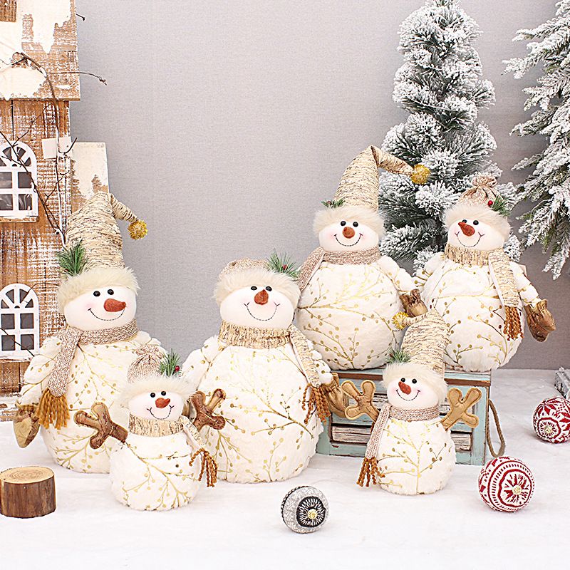 Christmas Snowman Cloth Party Ornaments
