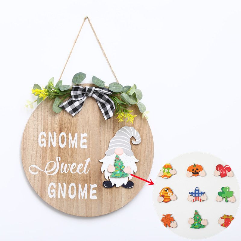 Christmas Rudolf Wood Party Hanging Ornaments