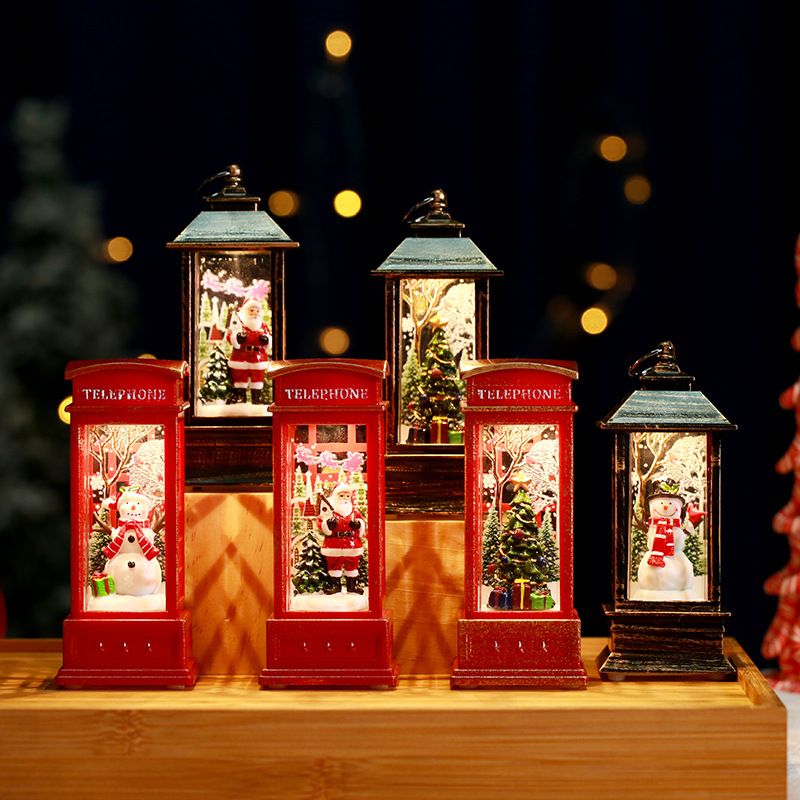 Christmas Christmas Tree Santa Claus Snowman Pvc Party Ornaments