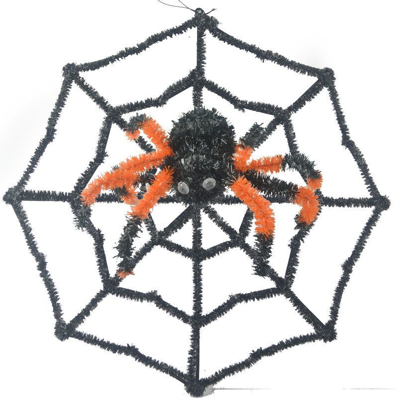 Halloween Araignée Toile D'araignée Plastique Fête Accessoires Décoratifs