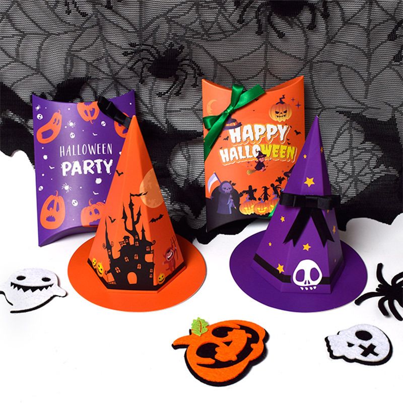 Halloween Mode Motif Halloween Papier Festival Fournitures D'emballage Cadeau 1 Pièce
