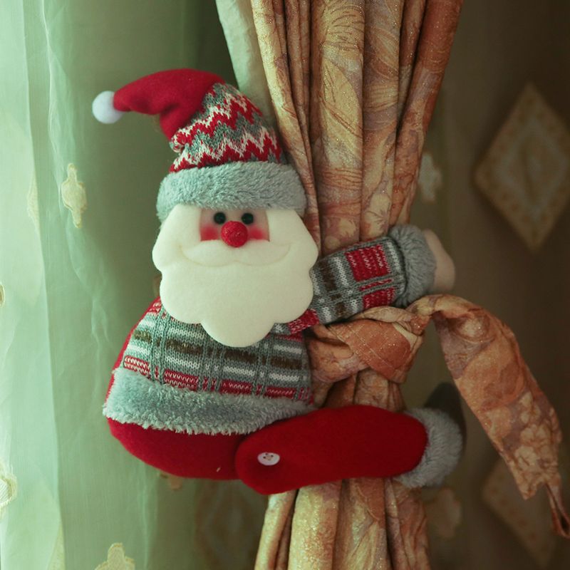 Weihnachten Weihnachtsmann Schneemann Elch Tuch Innen Dekorative Requisiten
