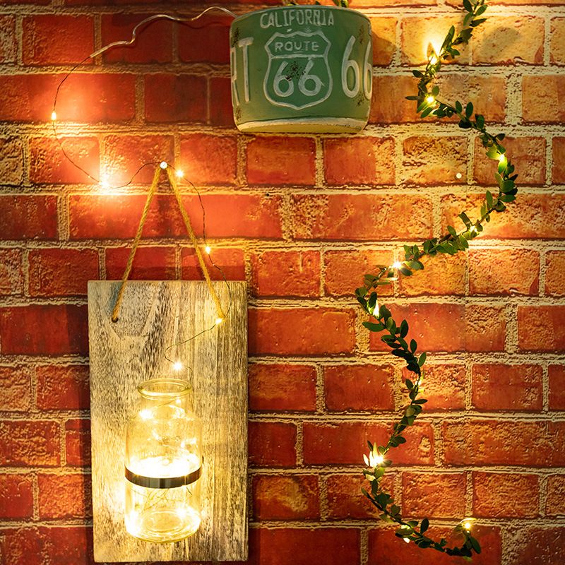 Christmas Casual Leaves Pvc Party String Lights