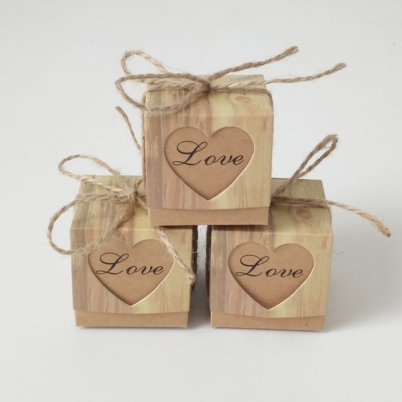 Valentinstag Herzform Papier Hochzeit Zubehör Für Geschenkverpackungen