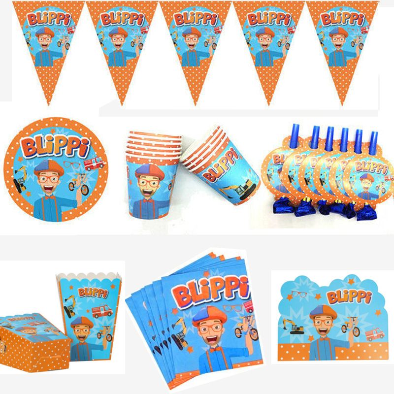 Birthday Cartoon Paper Party Tableware