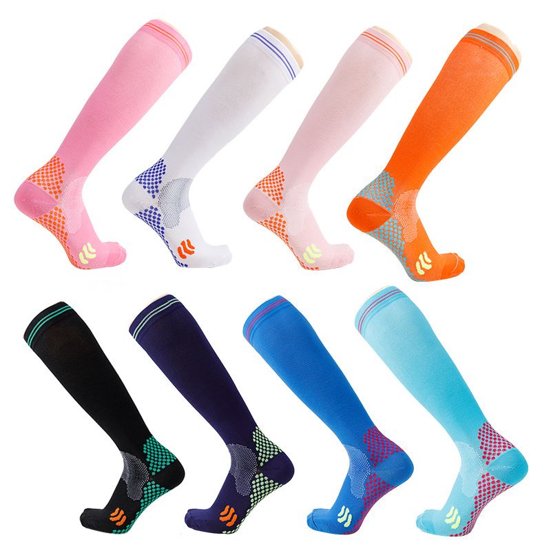 Unisex Fashion Stripe Nylon Jacquard Socks