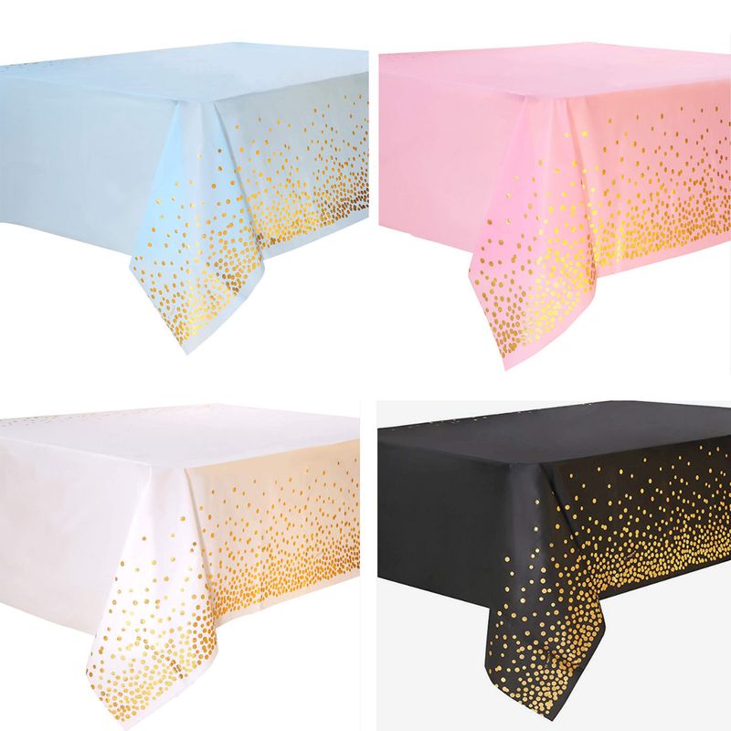 Round Dots Peva Party Tablecloth