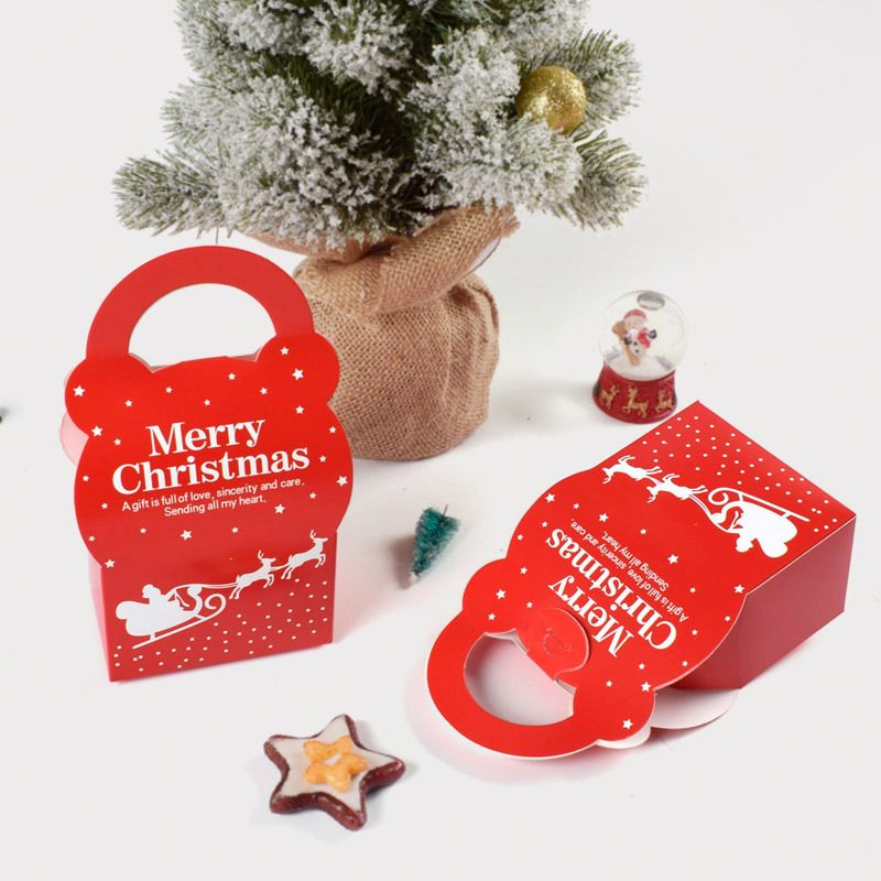 Weihnachten Elch Papier Gruppe Zubehör Für Geschenkverpackungen