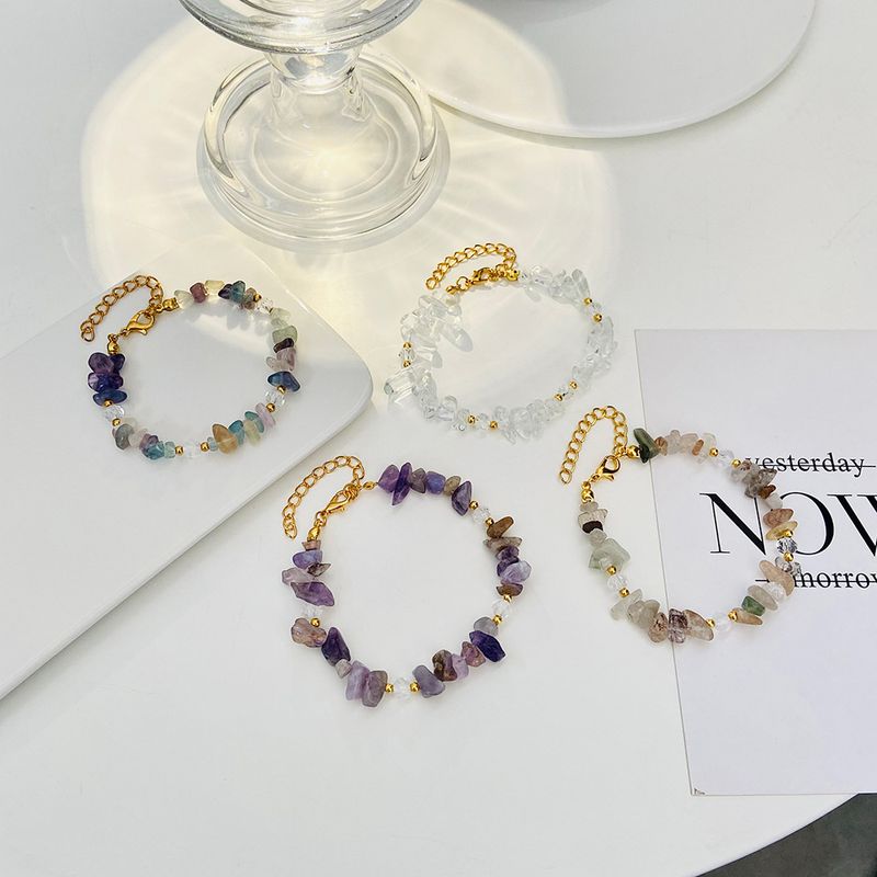 Mode Stein Ein Naturstein Perlen Armbänder