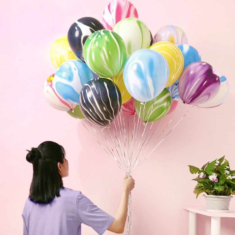 Date D'anniversaire Impression Émulsion Fête Ballons