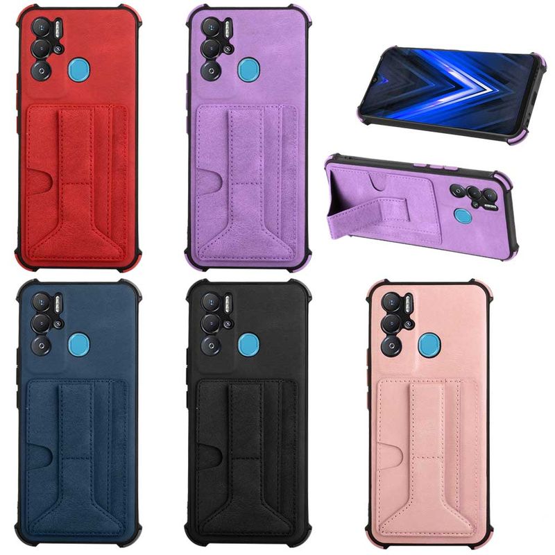 Casual Solid Color Silica Gel Tecno Phone Cases