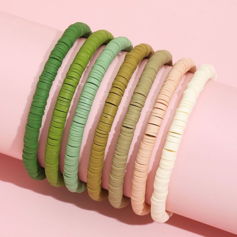 Fashion Geometric Soft Clay Wholesale Bracelets