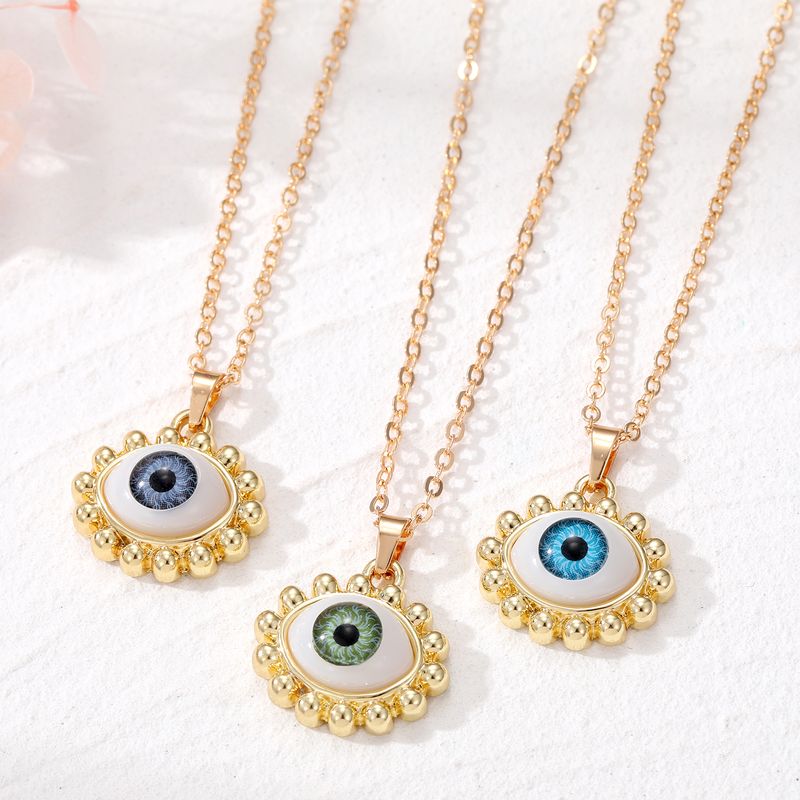 Fashion Eye Flower Alloy Unisex 1 Piece