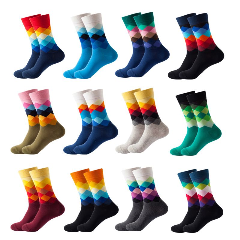 Unisex Basic Color Block Nylon Cotton Jacquard Ankle Socks