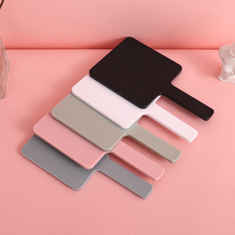 Simple Square Handheld Portable Small Make-up Mirror