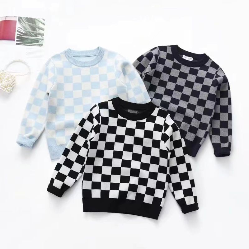 Casual Plaid Cotton Hoodies & Sweaters