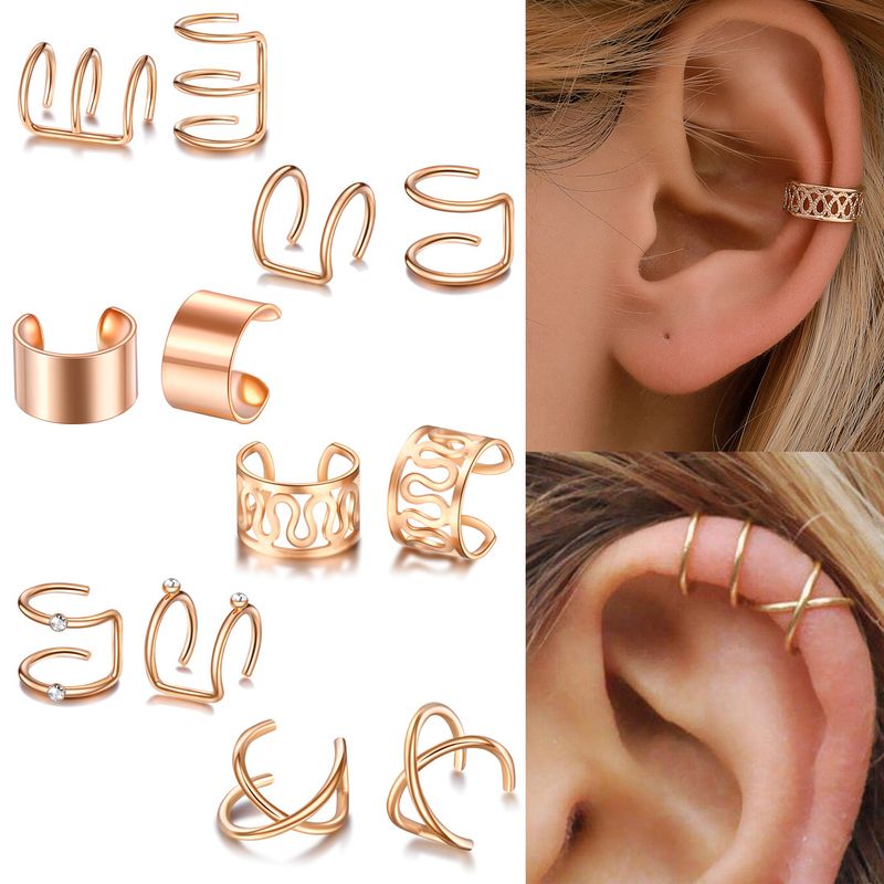 1 Piece Ethnic Style Geometric Solid Color Inlay Stainless Steel Rhinestones Ear Studs