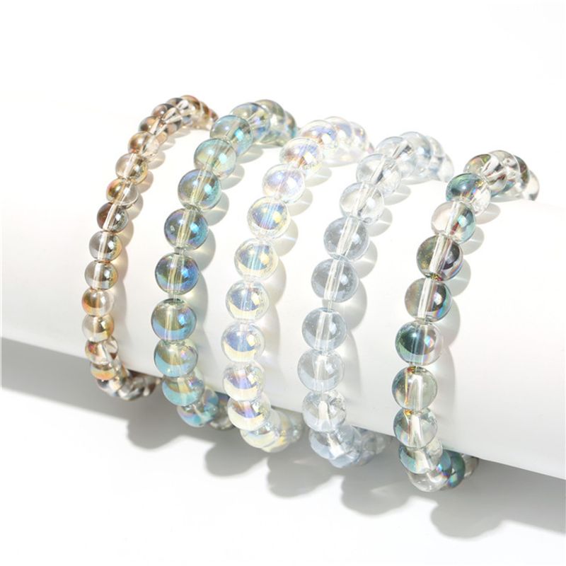 Lässig Geometrisch Glas Perlen Unisex Armbänder 1 Stück